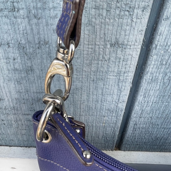 NWOT Blue Tignanello Pebble Leather Crossbody Bag - Picture 3 of 10